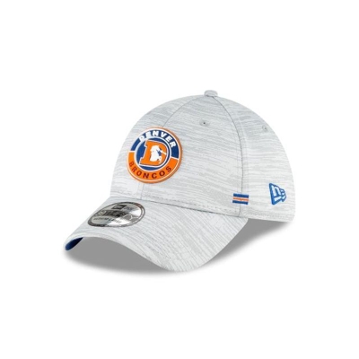 Denver Broncos Gorra | New Era NFL Fall Sideline Historic 39thirty Stretch Fit Cap Mexico - Grises